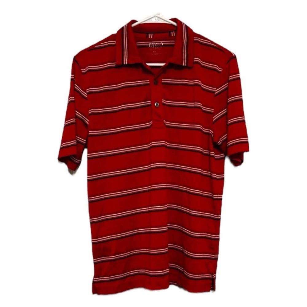 IZOD Golf Polo Men’s Small Red Striped